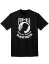 POW MIA Not Forgotten Adult Dark T-Shirt-Mens T-Shirt-TooLoud-Black-Small-Davson Sales