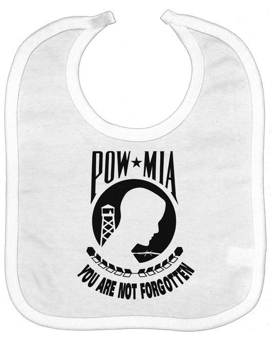 POW MIA Not Forgotten Baby Bib