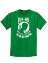 POW MIA Not Forgotten Childrens Dark T-Shirt-Childrens T-Shirt-TooLoud-Kelly-Green-X-Small-Davson Sales