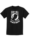 POW MIA Not Forgotten Childrens Dark T-Shirt-Childrens T-Shirt-TooLoud-Black-X-Small-Davson Sales