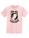 POW MIA Not Forgotten Childrens T-Shirt-Childrens T-Shirt-TooLoud-PalePink-X-Small-Davson Sales