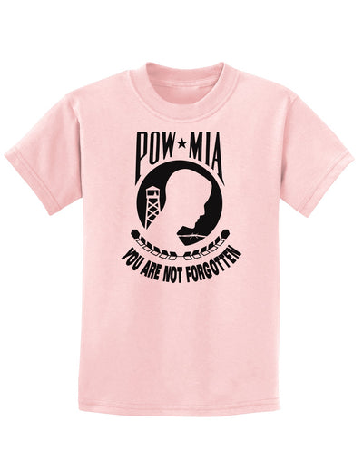 POW MIA Not Forgotten Childrens T-Shirt-Childrens T-Shirt-TooLoud-PalePink-X-Small-Davson Sales