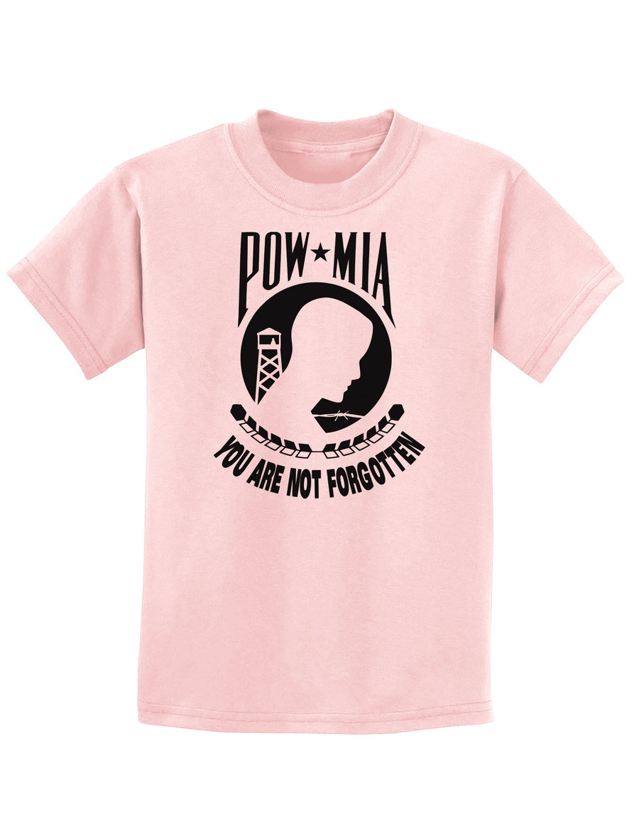 POW MIA Not Forgotten Childrens T-Shirt-Childrens T-Shirt-TooLoud-White-X-Small-Davson Sales