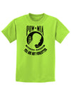 POW MIA Not Forgotten Childrens T-Shirt-Childrens T-Shirt-TooLoud-Lime-Green-X-Small-Davson Sales