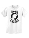 POW MIA Not Forgotten Childrens T-Shirt-Childrens T-Shirt-TooLoud-White-X-Small-Davson Sales