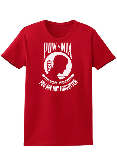 POW MIA Not Forgotten Womens Dark T-Shirt-TooLoud-Red-X-Small-Davson Sales