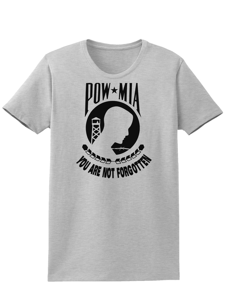 POW MIA Not Forgotten Womens T-Shirt-Womens T-Shirt-TooLoud-White-X-Small-Davson Sales