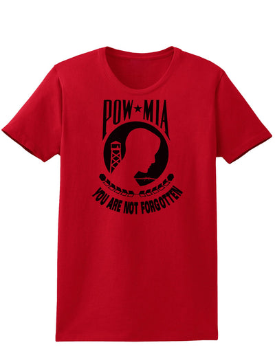 POW MIA Not Forgotten Womens T-Shirt-Womens T-Shirt-TooLoud-Red-X-Small-Davson Sales