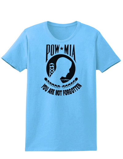 POW MIA Not Forgotten Womens T-Shirt-Womens T-Shirt-TooLoud-Aquatic-Blue-X-Small-Davson Sales