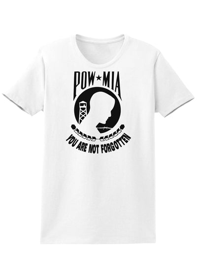 POW MIA Not Forgotten Womens T-Shirt-Womens T-Shirt-TooLoud-White-X-Small-Davson Sales