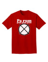 Pa Rum Pum Pum Pum BnW Adult Dark T-Shirt-Mens T-Shirt-TooLoud-Red-Small-Davson Sales