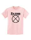 Pa Rum Pum Pum Pum BnW Childrens T-Shirt-Childrens T-Shirt-TooLoud-PalePink-X-Small-Davson Sales