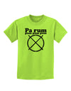 Pa Rum Pum Pum Pum BnW Childrens T-Shirt-Childrens T-Shirt-TooLoud-Lime-Green-X-Small-Davson Sales