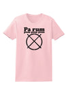 Pa Rum Pum Pum Pum BnW Womens T-Shirt-Womens T-Shirt-TooLoud-PalePink-X-Small-Davson Sales