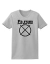 Pa Rum Pum Pum Pum BnW Womens T-Shirt-Womens T-Shirt-TooLoud-AshGray-X-Small-Davson Sales