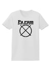 Pa Rum Pum Pum Pum BnW Womens T-Shirt-Womens T-Shirt-TooLoud-White-X-Small-Davson Sales