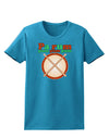 Pa Rum Pum Pum Pum Womens Dark T-Shirt-TooLoud-Turquoise-X-Small-Davson Sales