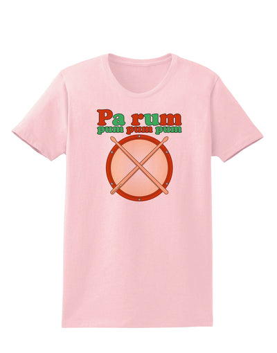 Pa Rum Pum Pum Pum Womens T-Shirt-Womens T-Shirt-TooLoud-PalePink-X-Small-Davson Sales