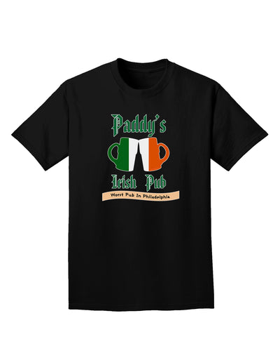 Paddy's Irish Pub Adult Dark T-Shirt by TooLoud-Mens T-Shirt-TooLoud-Black-Small-Davson Sales