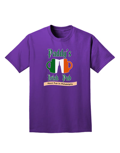 Paddy's Irish Pub Adult Dark T-Shirt by TooLoud-Mens T-Shirt-TooLoud-Purple-Small-Davson Sales