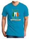 Paddy's Irish Pub Adult Dark V-Neck T-Shirt by TooLoud-Mens T-Shirt-TooLoud-Turquoise-Small-Davson Sales