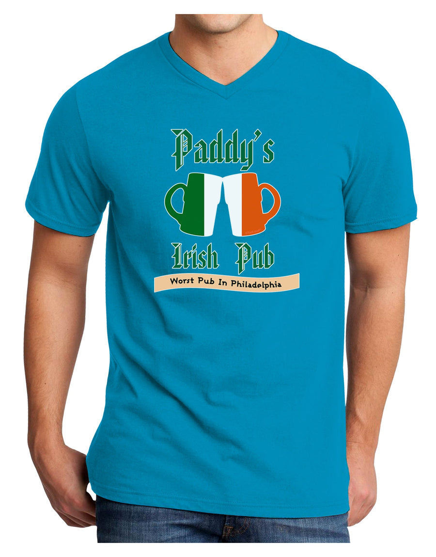 Paddy's Irish Pub Adult Dark V-Neck T-Shirt by TooLoud