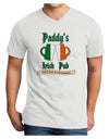 Paddy's Irish Pub Adult V-Neck T-shirt by TooLoud-Mens V-Neck T-Shirt-TooLoud-White-Small-Davson Sales