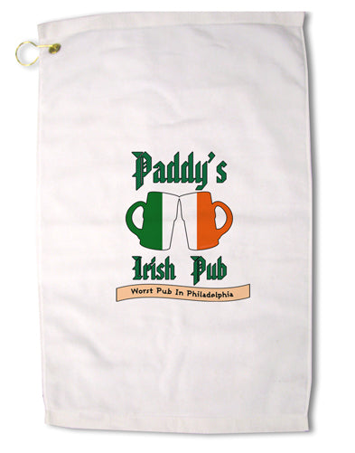 Paddy's Irish Pub Premium Cotton Golf Towel - 16 x 25 inch by TooLoud-Golf Towel-TooLoud-16x25"-Davson Sales