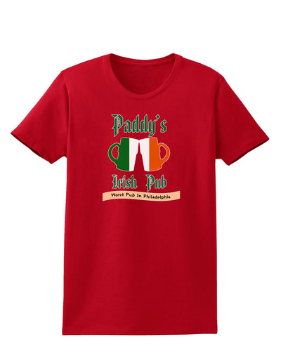 Paddy's Irish Pub Womens Dark T-Shirt by TooLoud-Clothing-TooLoud-Red-X-Small-Davson Sales