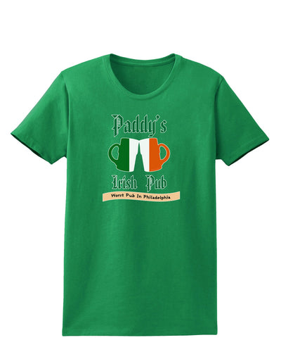 Paddy's Irish Pub Womens Dark T-Shirt by TooLoud-Clothing-TooLoud-Kelly-Green-X-Small-Davson Sales