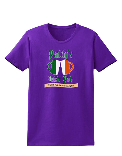 Paddy's Irish Pub Womens Dark T-Shirt by TooLoud-Clothing-TooLoud-Purple-X-Small-Davson Sales