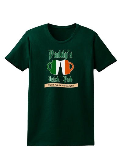 Paddy's Irish Pub Womens Dark T-Shirt by TooLoud-Clothing-TooLoud-Forest-Green-Small-Davson Sales