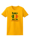 Paddy's Irish Pub Womens T-Shirt by TooLoud-Clothing-TooLoud-Gold-X-Small-Davson Sales