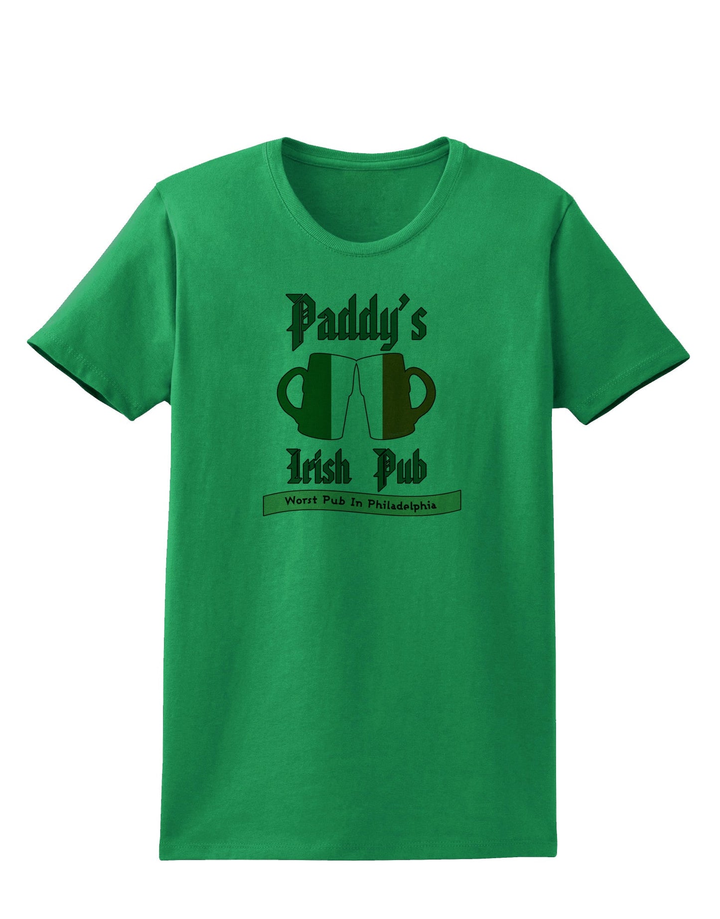 Paddy's Irish Pub Womens T-Shirt by TooLoud-Clothing-TooLoud-Kelly-Green-X-Small-Davson Sales