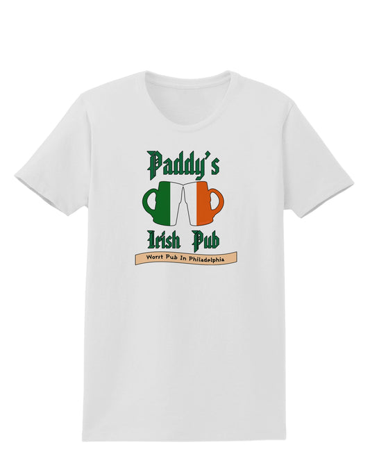 Paddy's Irish Pub Womens T-Shirt by TooLoud-Clothing-TooLoud-White-X-Small-Davson Sales
