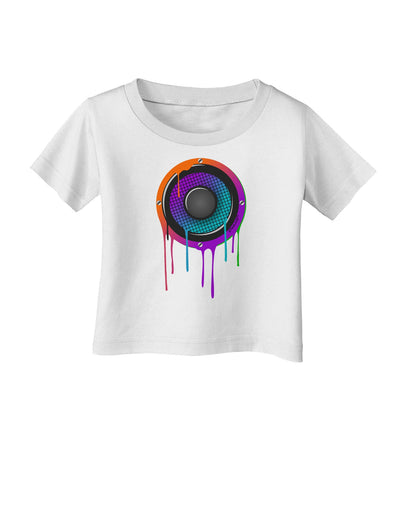 Paint Drips Speaker Infant T-Shirt-Infant T-Shirt-TooLoud-White-06-Months-Davson Sales