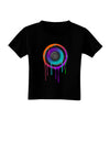 Paint Drips Speaker Toddler T-Shirt Dark-Toddler T-Shirt-TooLoud-Black-2T-Davson Sales