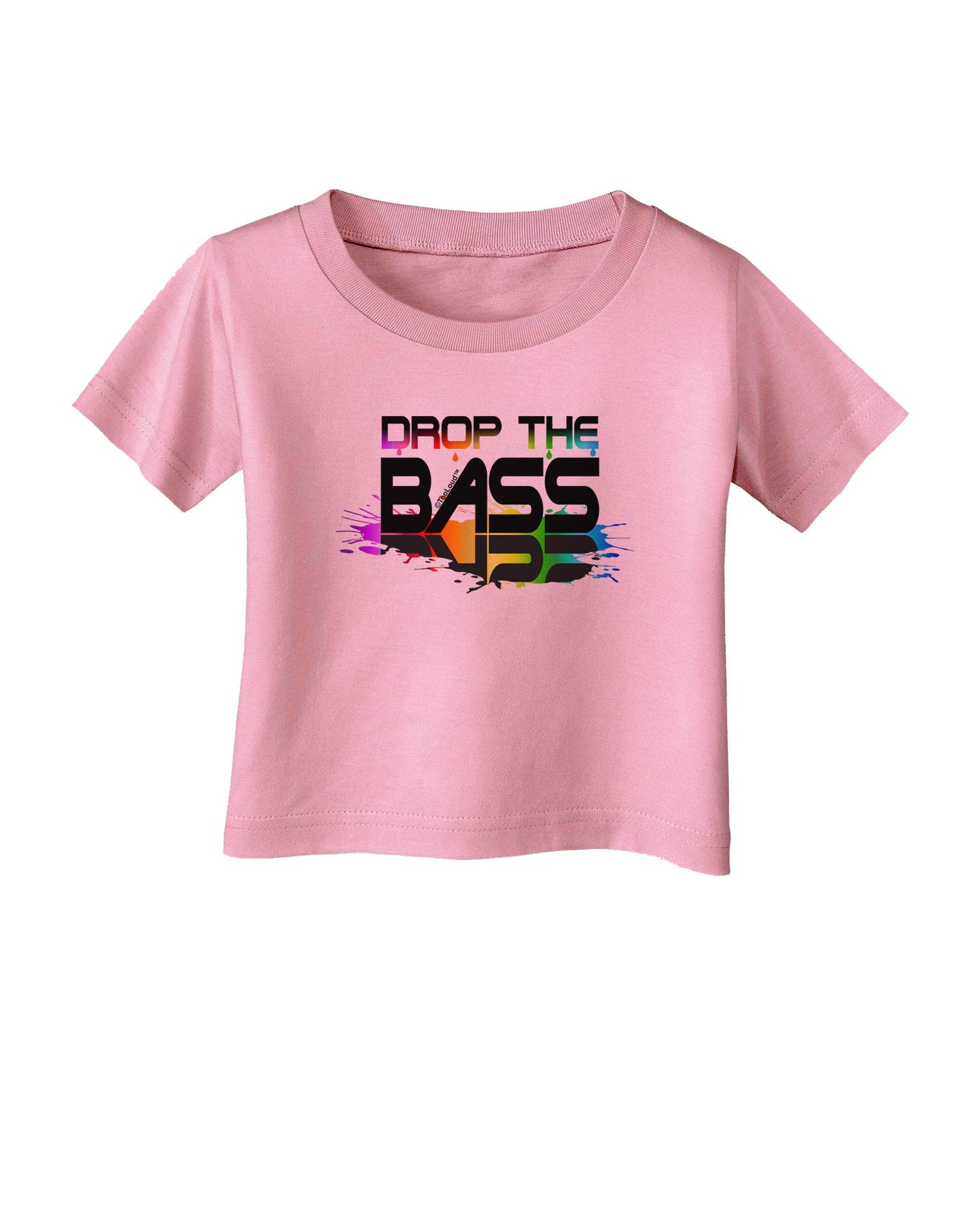 Paint Drop The Bass Infant T-Shirt-Infant T-Shirt-TooLoud-Candy-Pink-06-Months-Davson Sales