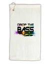 Paint Drop The Bass Micro Terry Gromet Golf Towel 16 x 25 inch-Golf Towel-TooLoud-White-Davson Sales