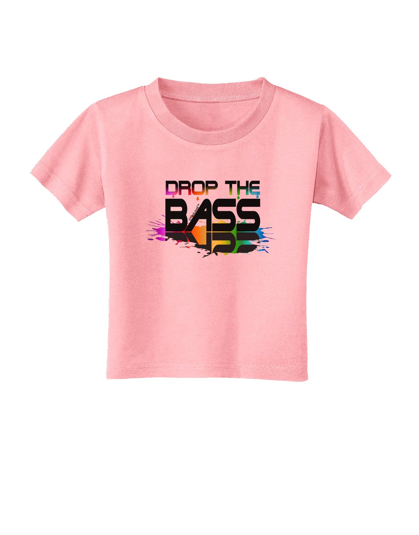 Paint Drop The Bass Toddler T-Shirt-Toddler T-Shirt-TooLoud-Candy-Pink-2T-Davson Sales