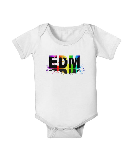 Paint EDM Baby Romper Bodysuit-Baby Romper-TooLoud-White-06-Months-Davson Sales
