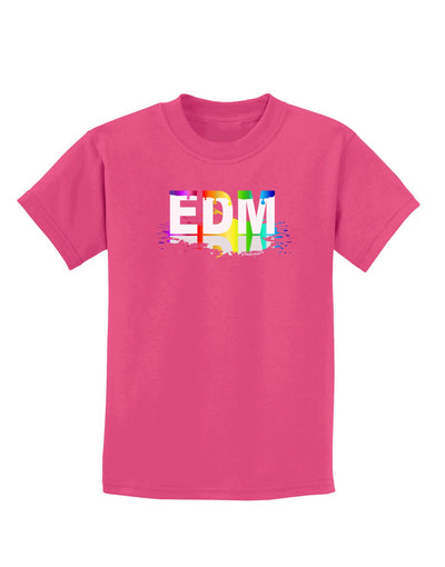 Paint EDM Childrens Dark T-Shirt-Childrens T-Shirt-TooLoud-Sangria-X-Small-Davson Sales