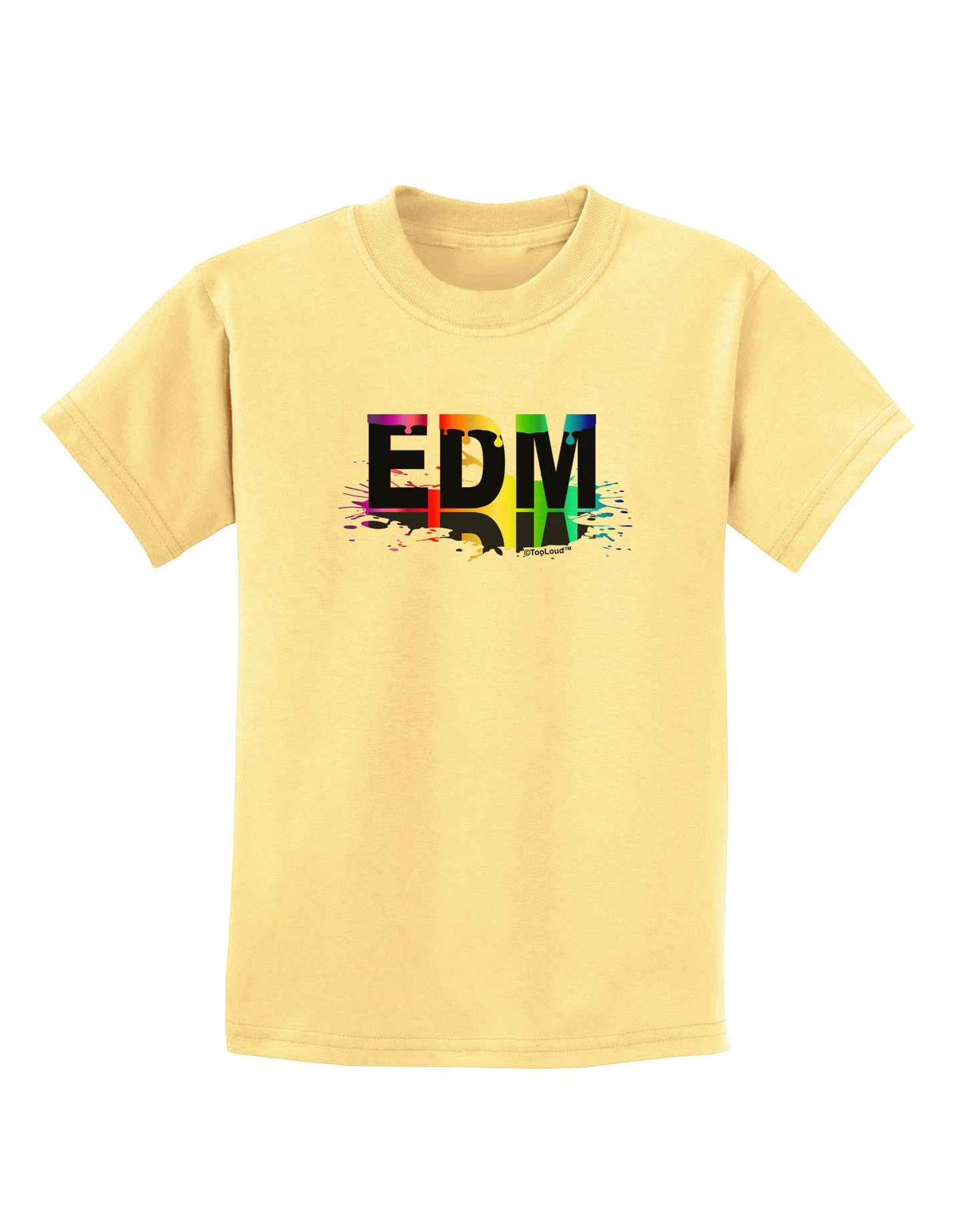 Paint EDM Childrens T-Shirt-Childrens T-Shirt-TooLoud-Daffodil-Yellow-X-Small-Davson Sales