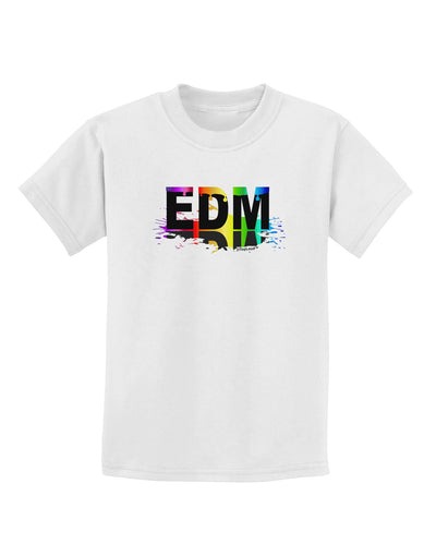 Paint EDM Childrens T-Shirt-Childrens T-Shirt-TooLoud-White-X-Small-Davson Sales