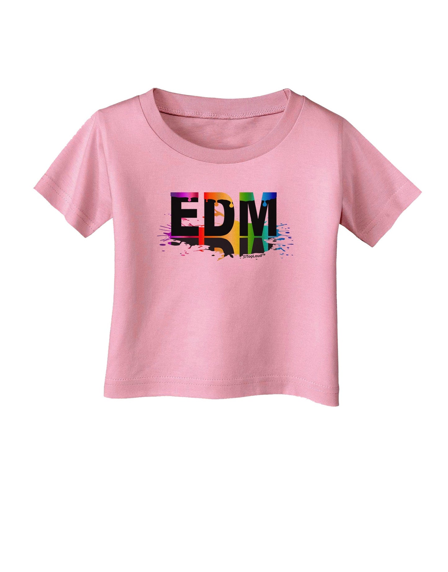 Paint EDM Infant T-Shirt-Infant T-Shirt-TooLoud-Candy-Pink-06-Months-Davson Sales