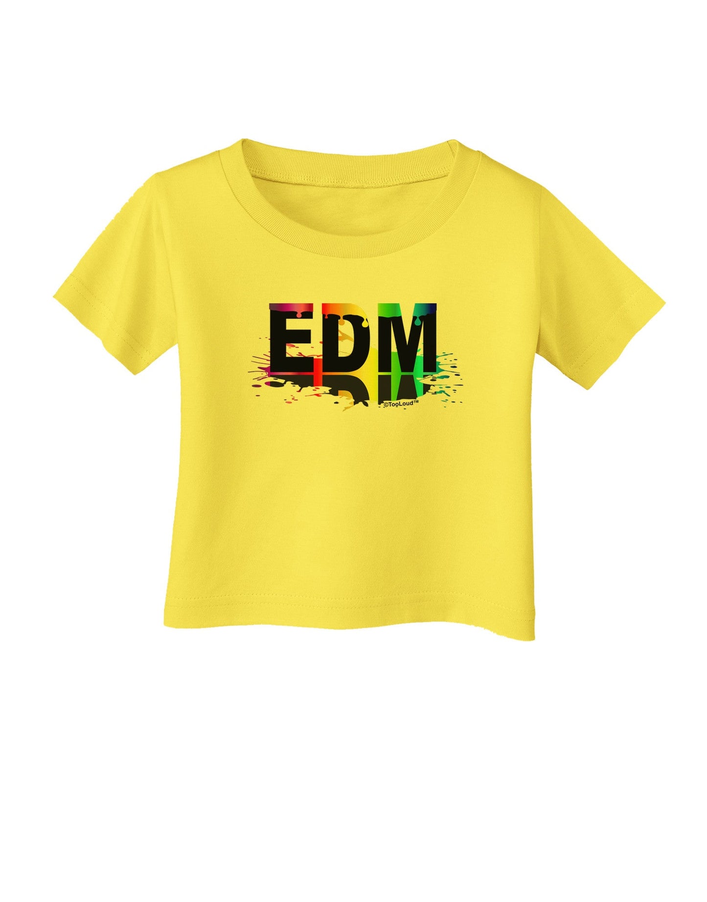 Paint EDM Infant T-Shirt-Infant T-Shirt-TooLoud-Yellow-06-Months-Davson Sales