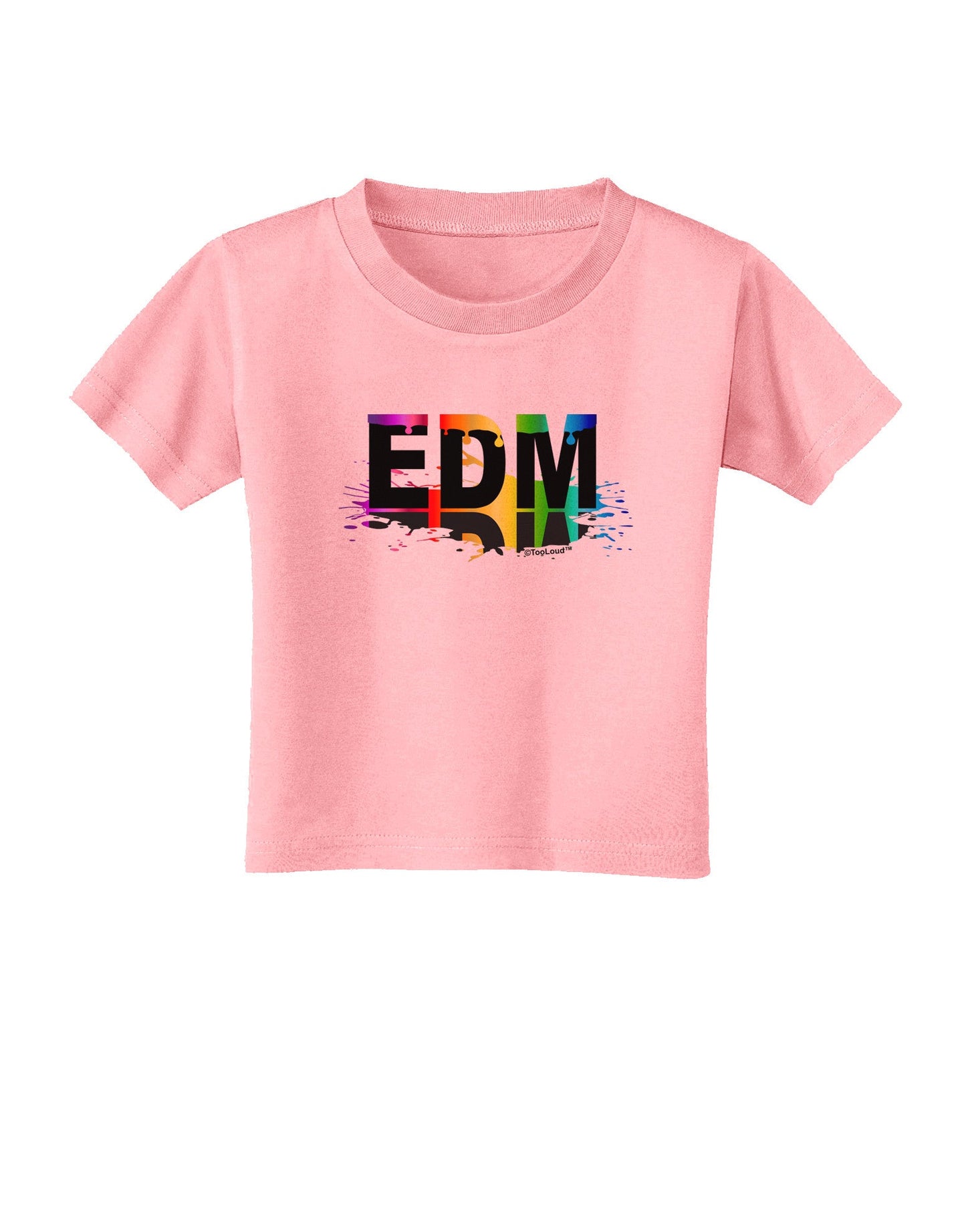 Paint EDM Toddler T-Shirt-Toddler T-Shirt-TooLoud-Candy-Pink-2T-Davson Sales