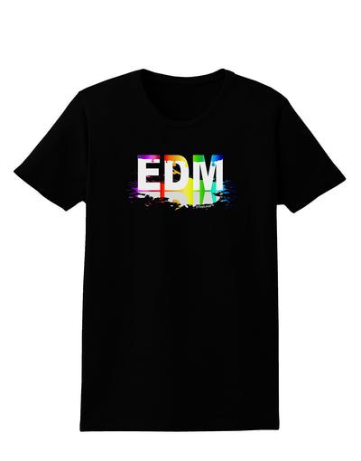 Paint EDM Womens Dark T-Shirt-TooLoud-Black-X-Small-Davson Sales