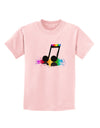 Paint Music Note Childrens T-Shirt-Childrens T-Shirt-TooLoud-PalePink-X-Small-Davson Sales