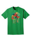 Paint Splash Palm Trees Adult Dark T-Shirt-Mens T-Shirt-TooLoud-Kelly-Green-Small-Davson Sales